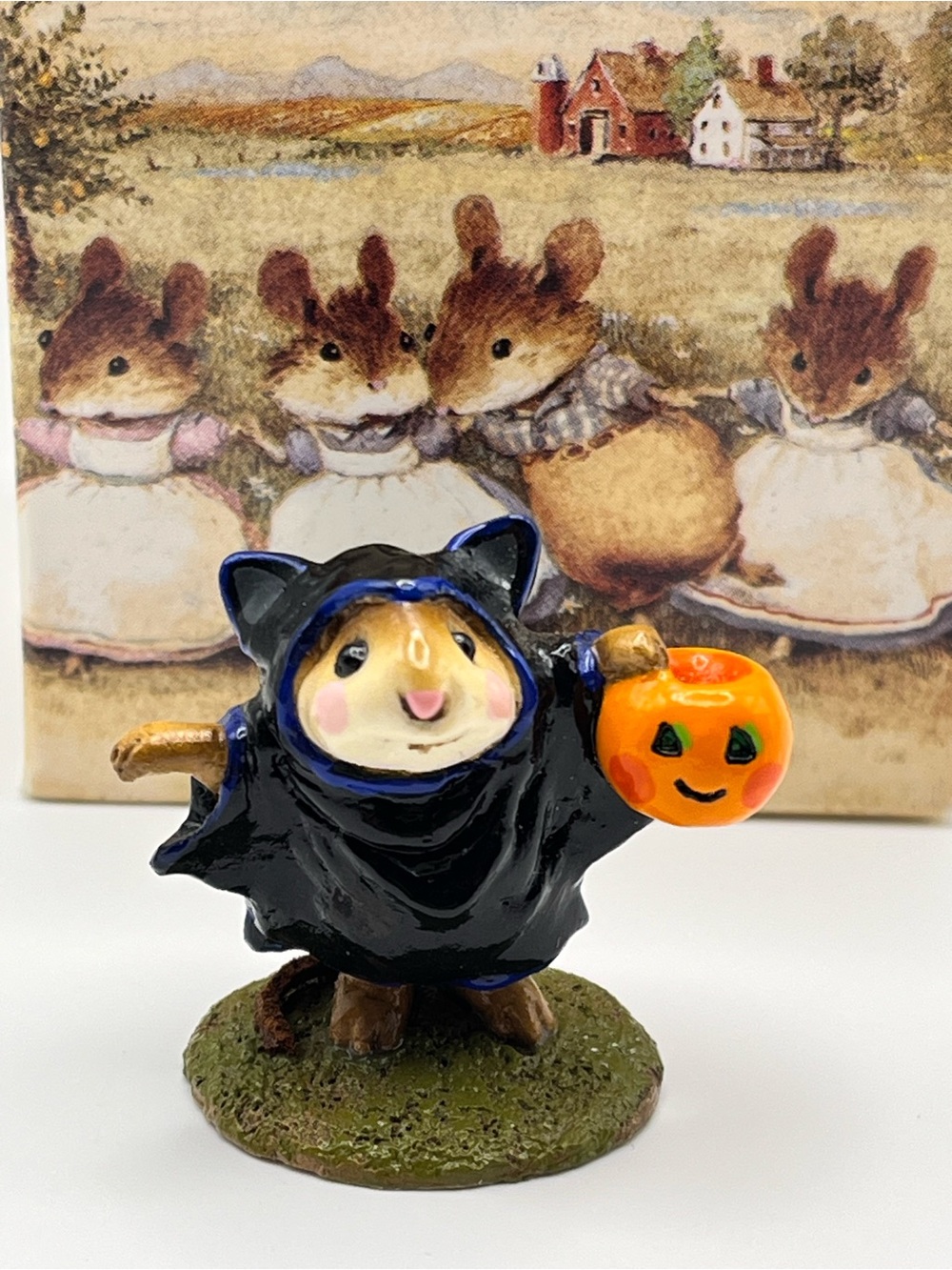 1987 Wee Forest Folk M-154 Bat Mouse